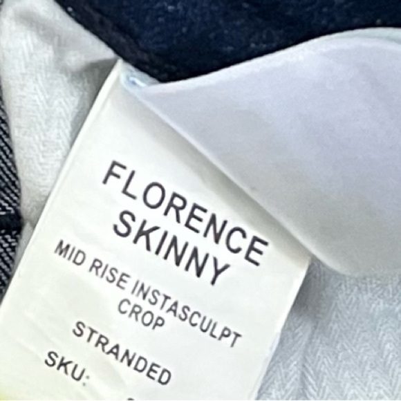 NEW DL1961 Florence Mid Rise Instasculpt Skinny Jeans in Stranded Dark Blue - Picture 10 of 10
